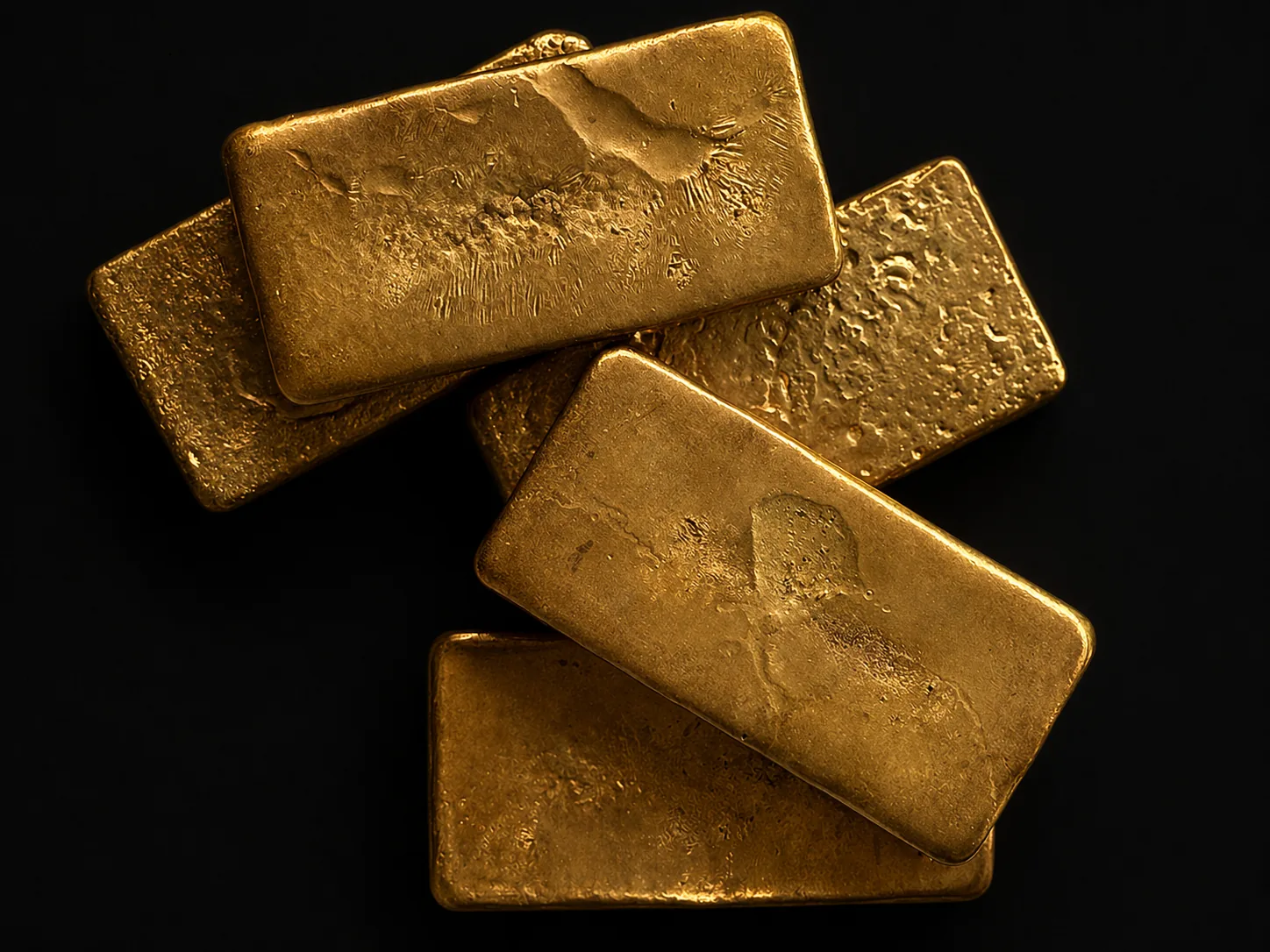 Physical gold bars from Bushialangala Gold Extractives, Kenya